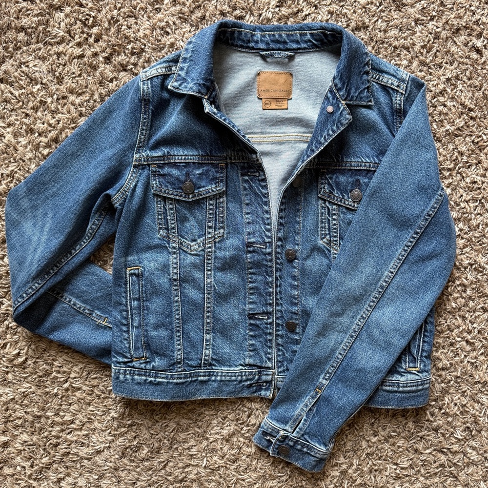 American Eagle Outfitters Blue Jean Jacket